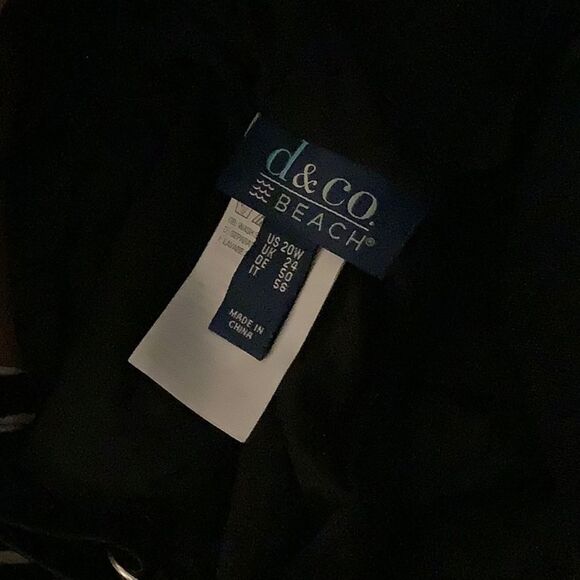 Denim & Co Wrap Front Swim Romper Swimsuit Sz 20 NWT - Picture 3 of 4